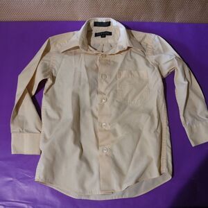 Bergamo New York Yellow Button Down Shirt 4